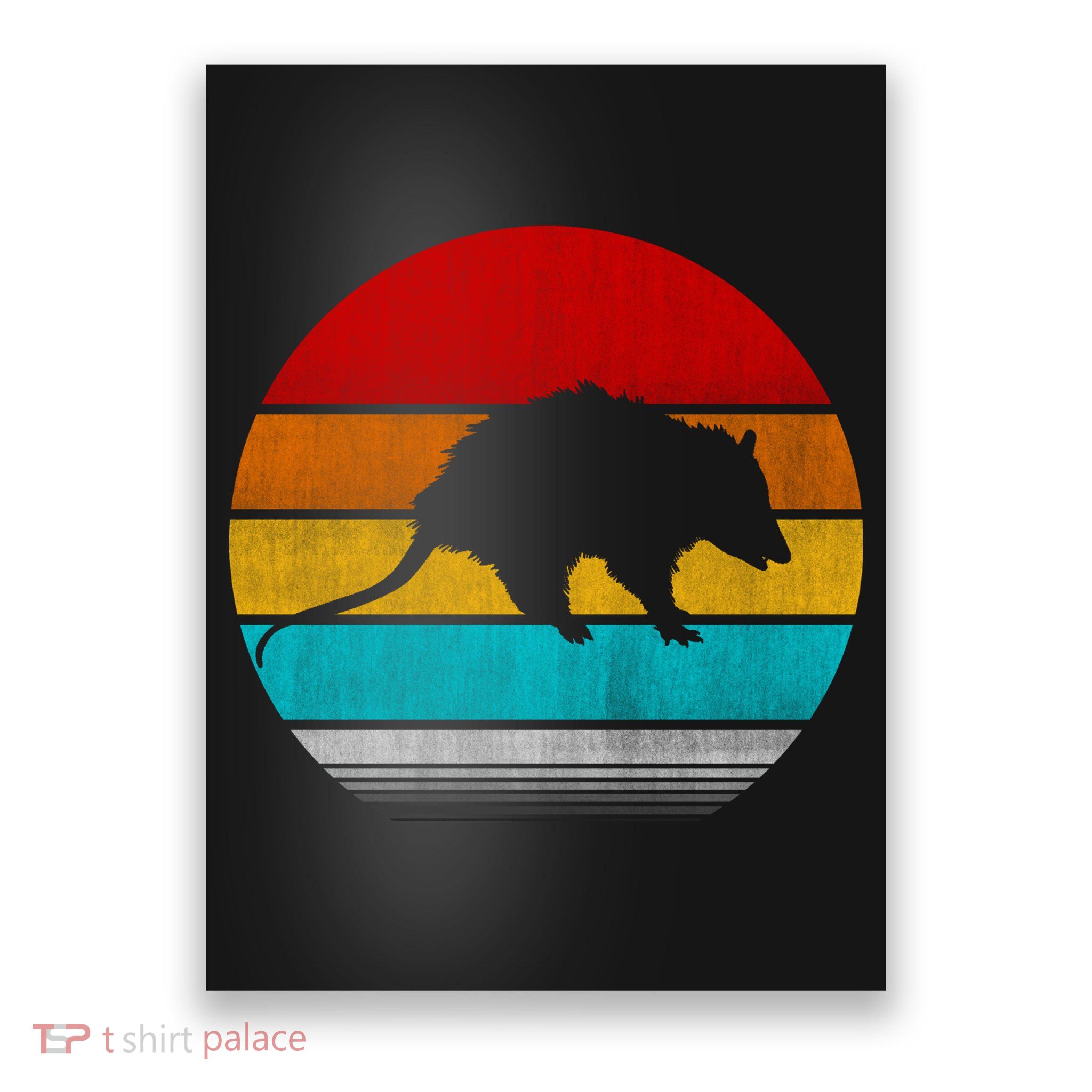 Retro Vintage Opossum Poster