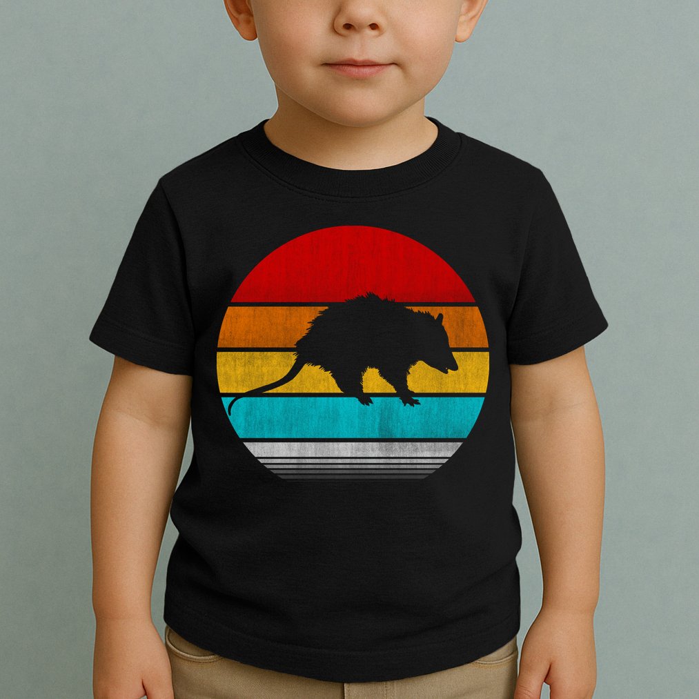 Retro Vintage Opossum Toddler T-Shirt