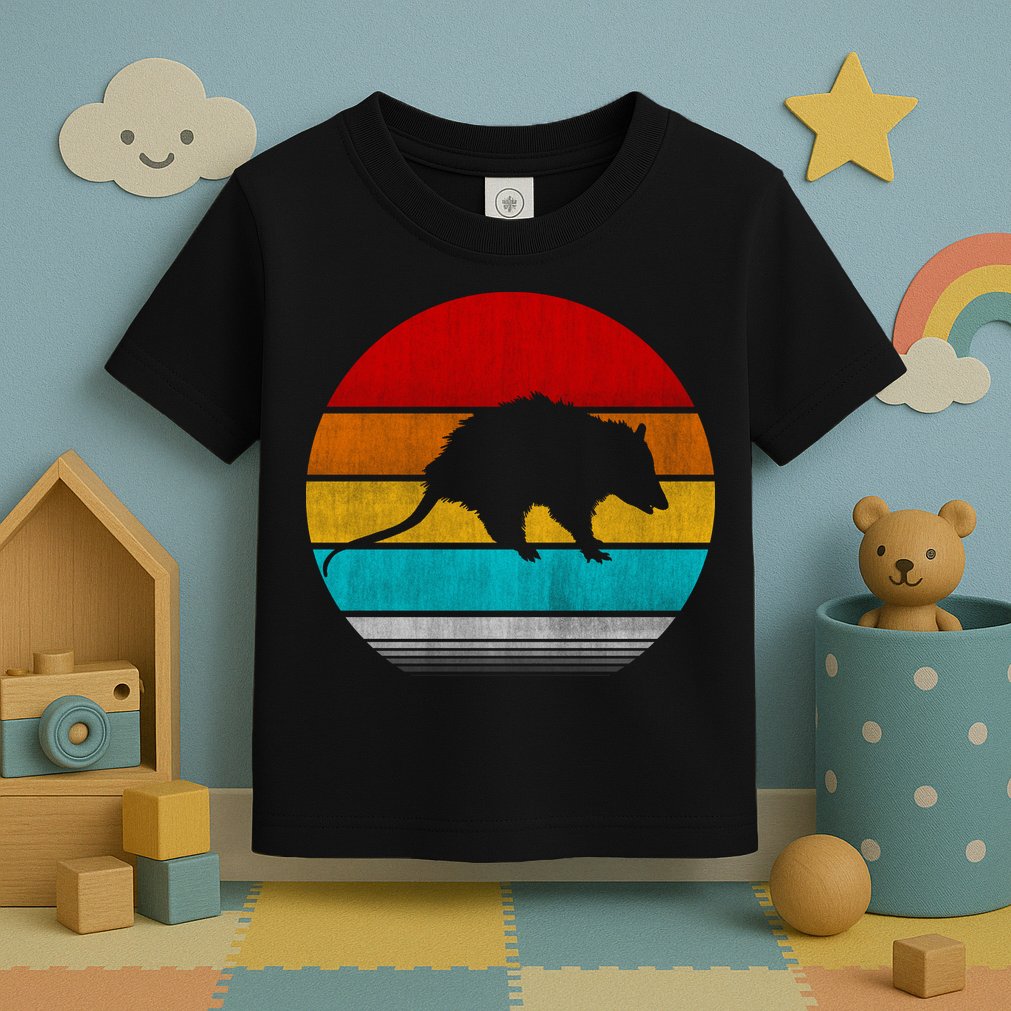 Retro Vintage Opossum Toddler T-Shirt