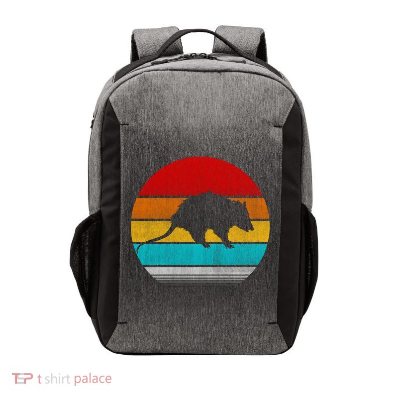 Retro Vintage Opossum Vector Backpack