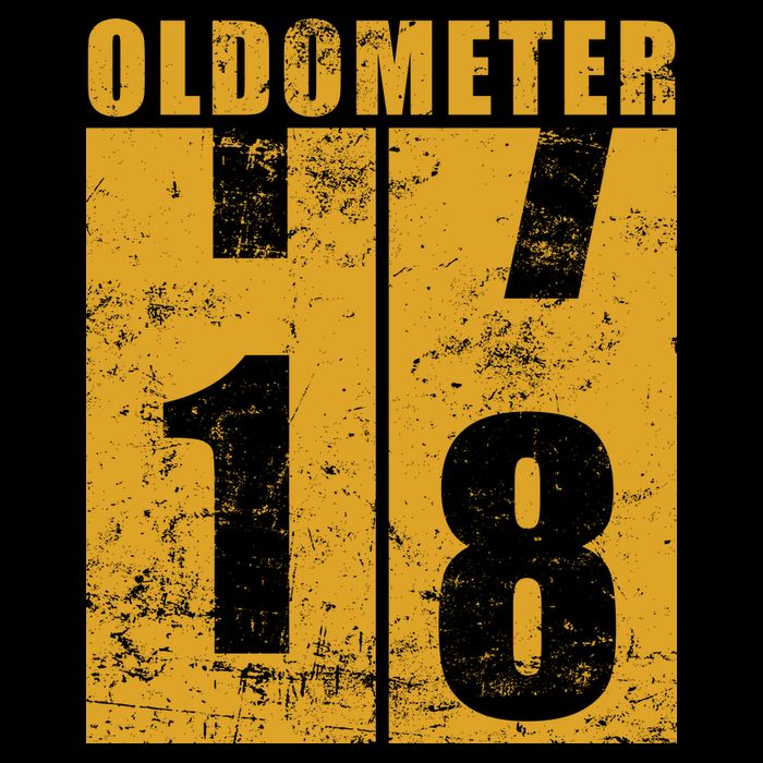 Retro Vintage Oldometer 18 Years Old Backpack