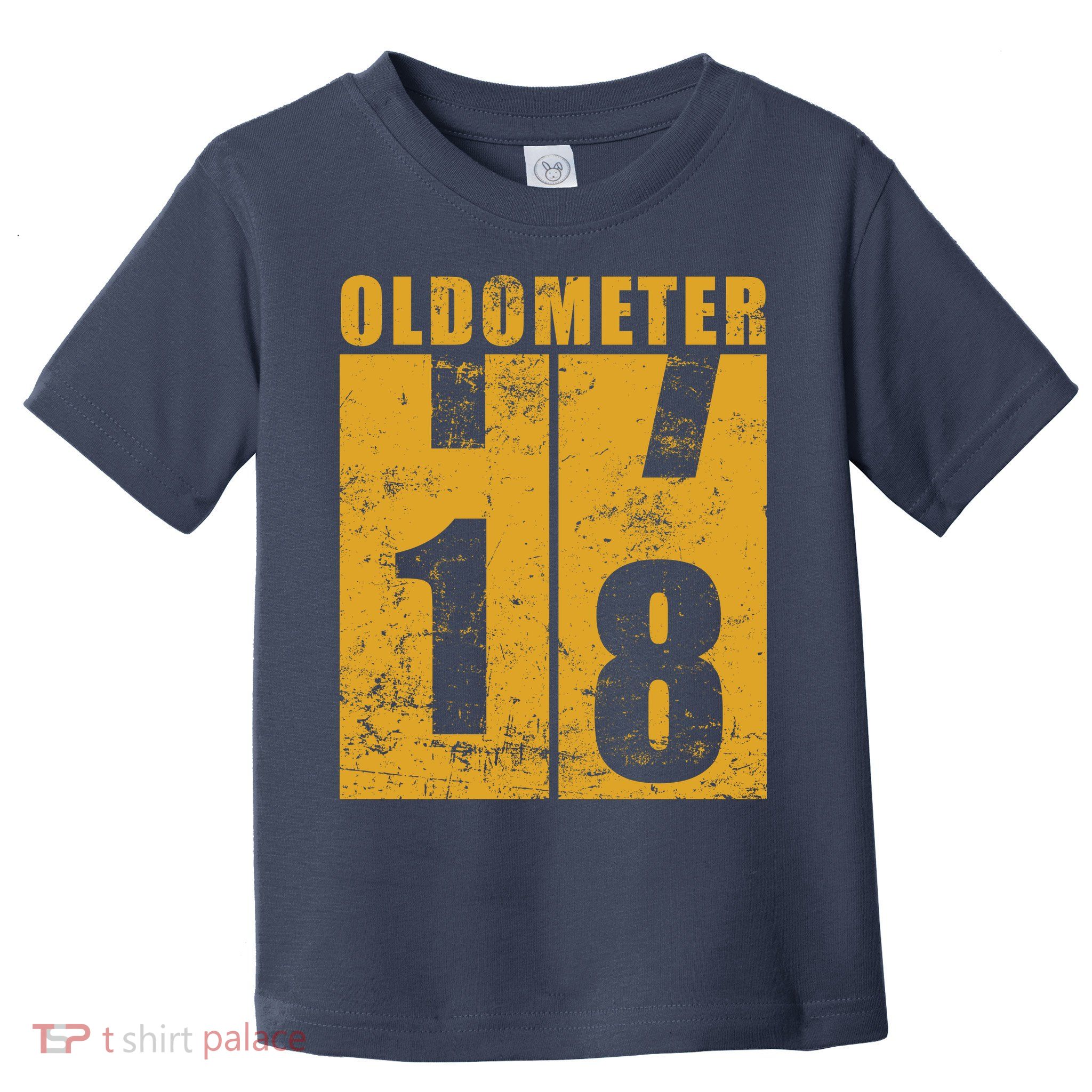 Retro Vintage Oldometer 18 Years Old Toddler T-Shirt