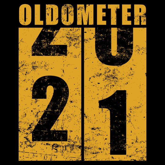 Retro Vintage Oldometer 21 Years Old Backpack