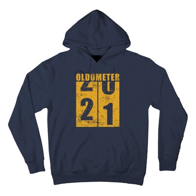 Retro Vintage Oldometer 21 Years Old Hoodie