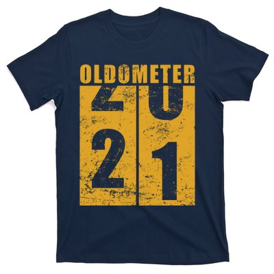 Retro Vintage Oldometer 21 Years Old T-Shirt