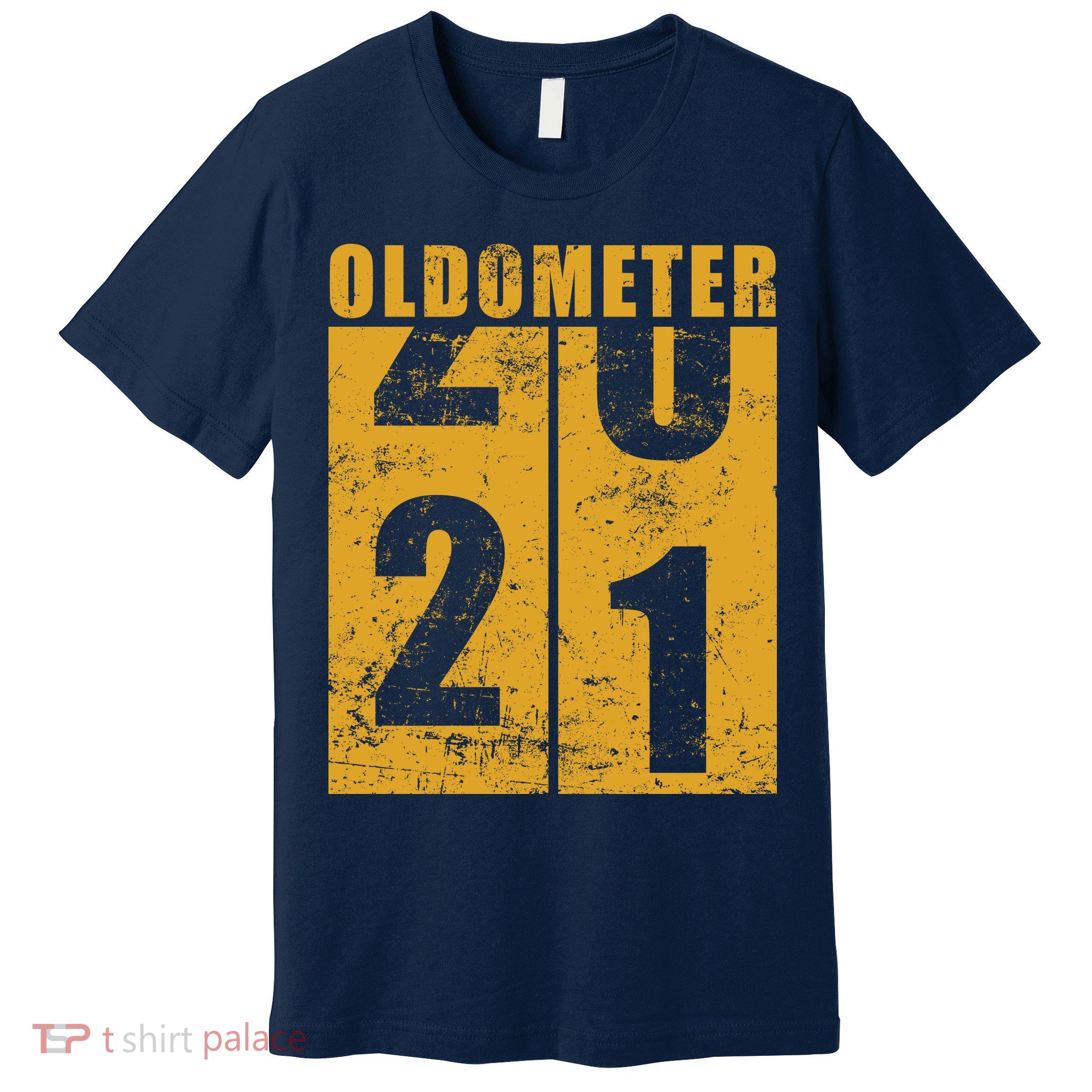 Retro Vintage Oldometer 21 Years Old Premium T-Shirt