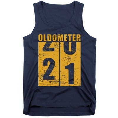 Retro Vintage Oldometer 21 Years Old Tank Top