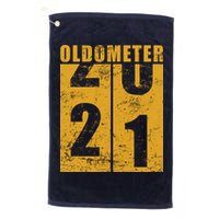 Retro Vintage Oldometer 21 Years Old Golf Towel