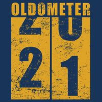 Retro Vintage Oldometer 21 Years Old Golf Towel