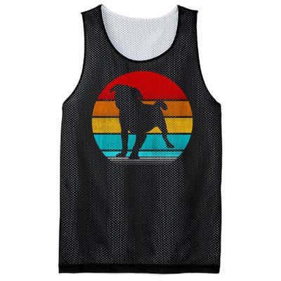 Retro Vintage Pug Mesh Reversible Basketball Jersey Tank