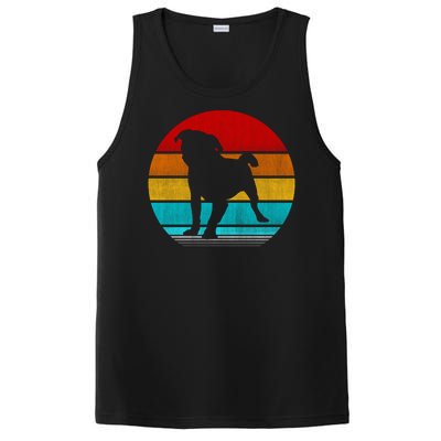 Retro Vintage Pug PosiCharge Competitor Tank