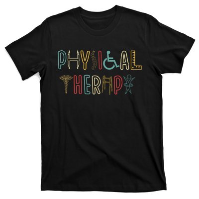 Retro Vintage Physical Therapy Funny Physical Therapist T-Shirt