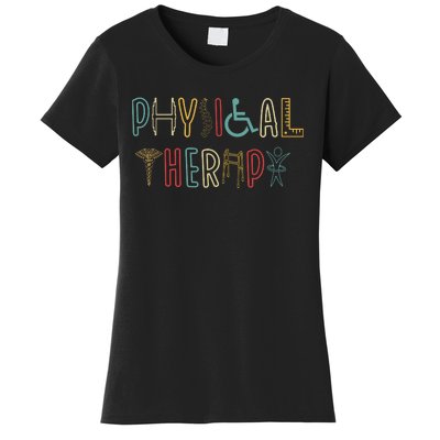 Retro Vintage Physical Therapy Funny Physical Therapist Women's T-Shirt