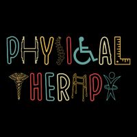 Retro Vintage Physical Therapy Funny Physical Therapist Womens T-Shirt