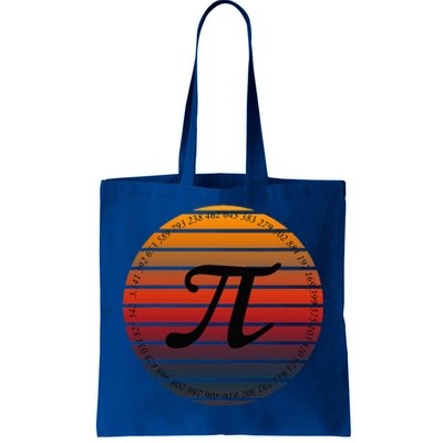 Retro Vintage Pi Day Spiral Pi Math Tee For Pi Day 3.14 Tote Bag