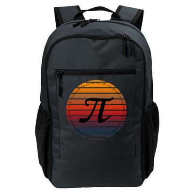 Retro Vintage Pi Day Spiral Pi Math Tee For Pi Day 3.14 Daily Commute Backpack