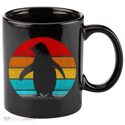 Retro Vintage Penguin 11oz C Handle Ceramic Mug