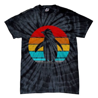 Retro Vintage Penguin Tie-Dye T-Shirt