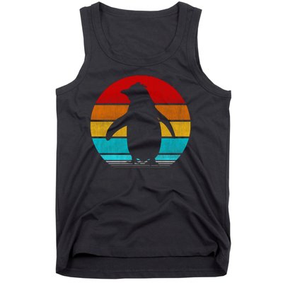 Retro Vintage Penguin Tank Top