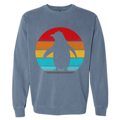 Retro Vintage Penguin Garment-Dyed Sweatshirt