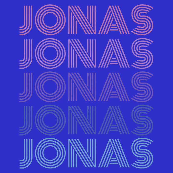 Retro Vintage Purple Jonas Womens Tank Top