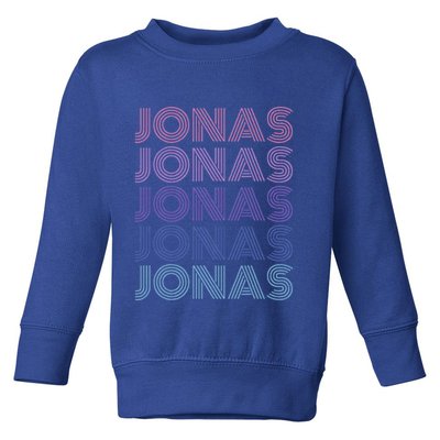 Retro Vintage Purple Jonas Toddler Sweatshirt