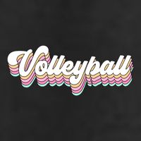 Retro Volleyball Pastel Aesthetic N Groovy Gift 7 Panel Mesh Trucker Snapback Hat