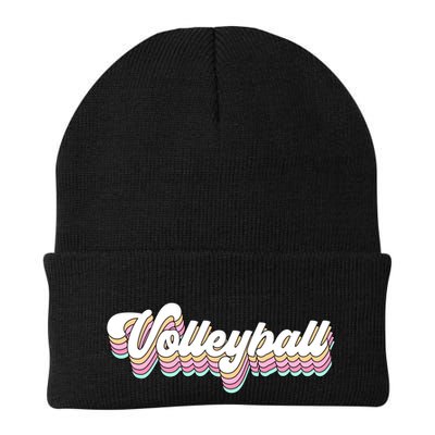 Retro Volleyball Pastel Aesthetic N Groovy Gift Beanie