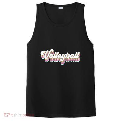 Retro Volleyball Pastel Aesthetic N Groovy Gift PosiCharge Competitor Tank