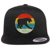Retro Vintage Panther Flatbill Hat