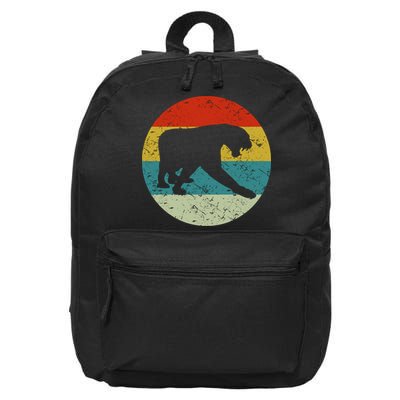 Retro Vintage Panther 16 in Basic Backpack