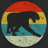 Retro Vintage Panther Tumbler