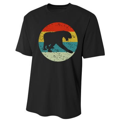 Retro Vintage Panther Performance Sprint T-Shirt