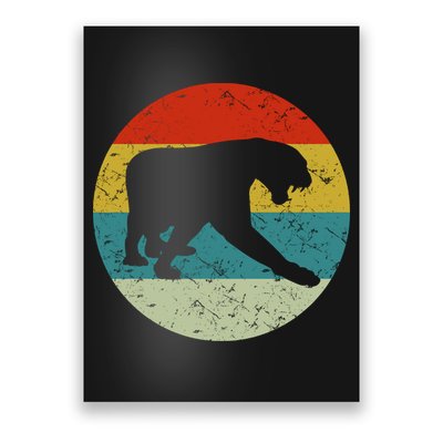 Retro Vintage Panther Poster