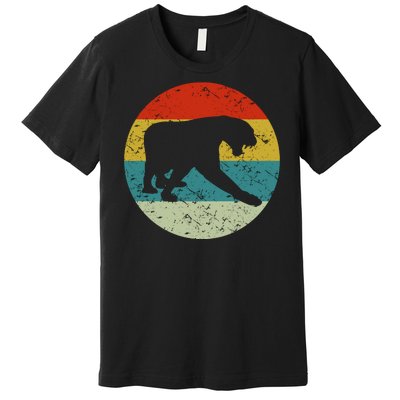 Retro Vintage Panther Premium T-Shirt