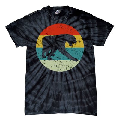 Retro Vintage Panther Tie-Dye T-Shirt