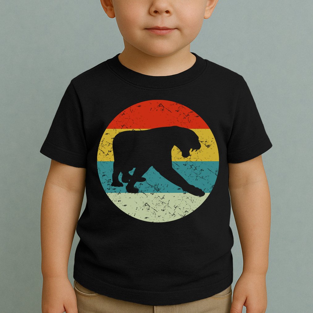 Retro Vintage Panther Toddler T-Shirt