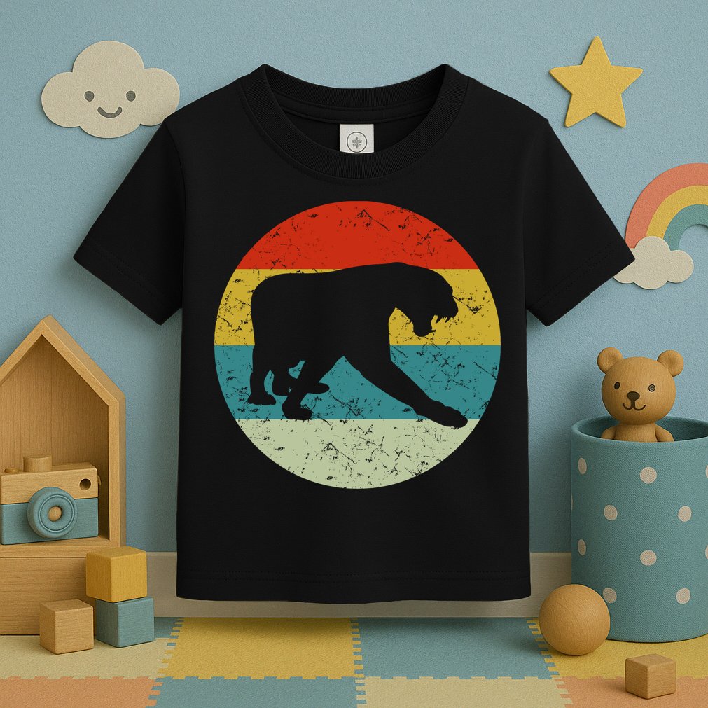 Retro Vintage Panther Toddler T-Shirt