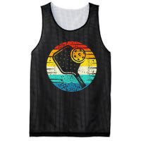 Retro Vintage Pickleball Silhouette Pickleball Mesh Reversible Basketball Jersey Tank