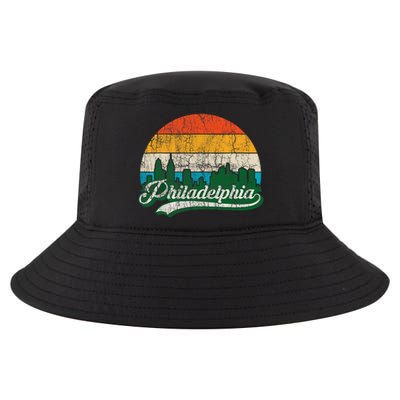 Retro Vintage Philly Dancing On My Own Philadelphia Cool Comfort Performance Bucket Hat