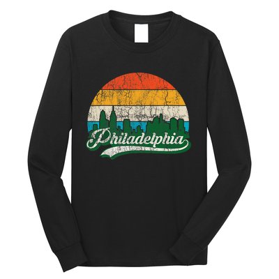 Retro Vintage Philly Dancing On My Own Philadelphia Long Sleeve Shirt