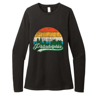 Retro Vintage Philly Dancing On My Own Philadelphia Womens CVC Long Sleeve Shirt