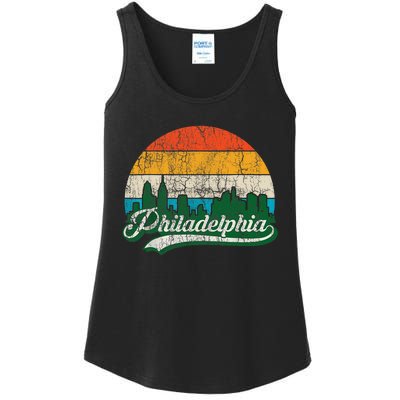 Retro Vintage Philly Dancing On My Own Philadelphia Ladies Essential Tank