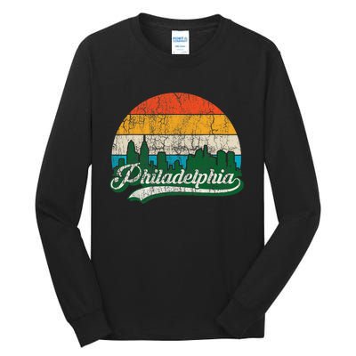 Retro Vintage Philly Dancing On My Own Philadelphia Tall Long Sleeve T-Shirt