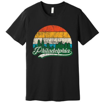 Retro Vintage Philly Dancing On My Own Philadelphia Premium T-Shirt