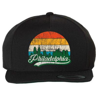 Retro Vintage Philly Dancing On My Own Philadelphia Wool Snapback Cap