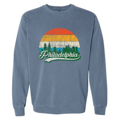 Retro Vintage Philly Dancing On My Own Philadelphia Garment-Dyed Sweatshirt