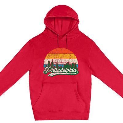 Retro Vintage Philly Dancing On My Own Philadelphia Premium Pullover Hoodie