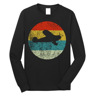 Retro Vintage Plane Long Sleeve Shirt