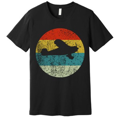 Retro Vintage Plane Premium T-Shirt
